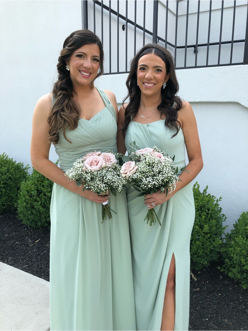 azazie claudia dusty sage dress gown - bridesmaid dress